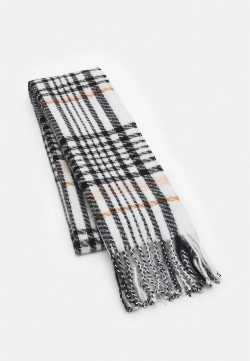 Even&Odd Damen Schal - Off White/ Black/pink 3 Even&Odd Damen Schal - Off White/ Black/pink