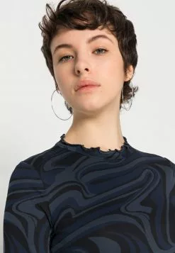 Even&Odd Damen 2 PACK - Langarmshirt - Dark Blue/white -Even Und Odd Verkäufe 395455ec31214bf0b01eb28562e555d4