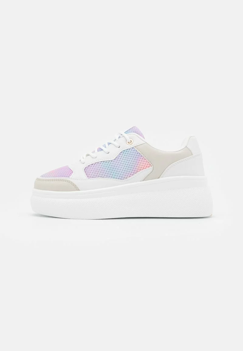 Even&Odd Damen LOVE - Sneaker Low - White/multi-coloured 4 Even&Odd Damen LOVE - Sneaker Low - White/multi-coloured – Bild 2