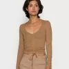 Even&Odd Damen Langarmshirt - Brown -Even Und Odd Verkäufe 3a5fc9f4dac640fcb488398ce121dd19