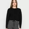 Even&Odd Damen Strickpullover - Black