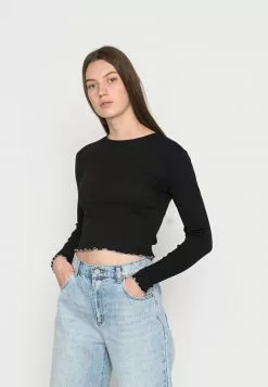 Even&Odd Damen Langarmshirt - Black