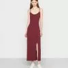 Even&Odd Damen Maxikleid - Dark Red -Even Und Odd Verkäufe 3c40b2429ce94ea4963d880c3e131cef
