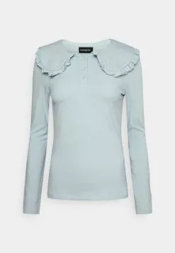 Even&Odd Damen Langarmshirt - Light Blue -Even Und Odd Verkäufe 3d295bf4772f429482117d60873fcd74