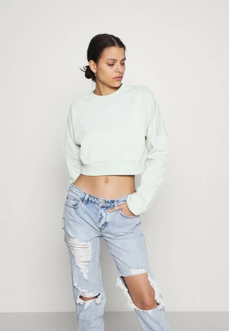 Even&Odd Damen Sweatshirt - Green 3 Even&Odd Damen Sweatshirt - Green