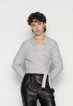 Even&Odd Damen Strickjacke - Mottled Grey