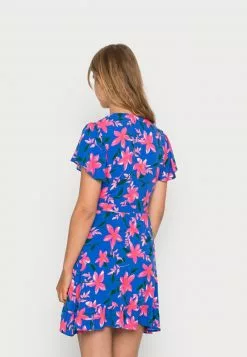 Even&Odd Freizeitkleid - Blue/pink | Damen -Even Und Odd Verkäufe 40aa7348842f4ee685fd5e94e76c1dc5