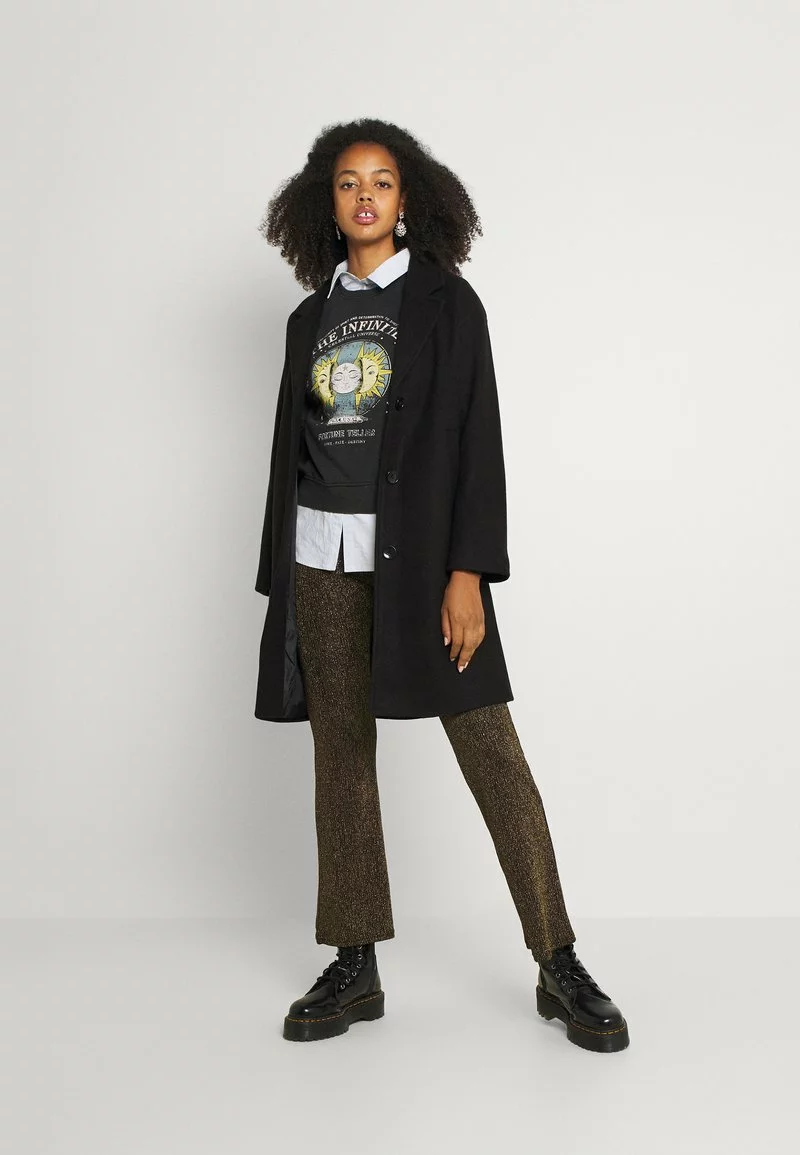 Even&Odd Damen Klassischer Mantel - Black 4 Even&Odd Damen Klassischer Mantel - Black – Bild 2