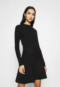 Even&Odd Damen Strickkleid - Black