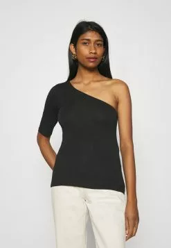 Even&Odd Damen T-Shirt Basic - Black