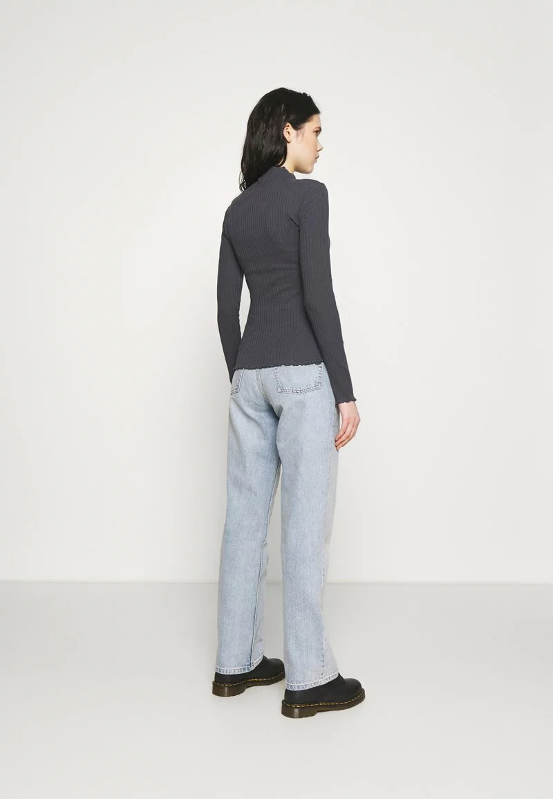 Even&Odd Damen Langarmshirt - Dark Grey 5 Even&Odd Damen Langarmshirt - Dark Grey – Bild 3