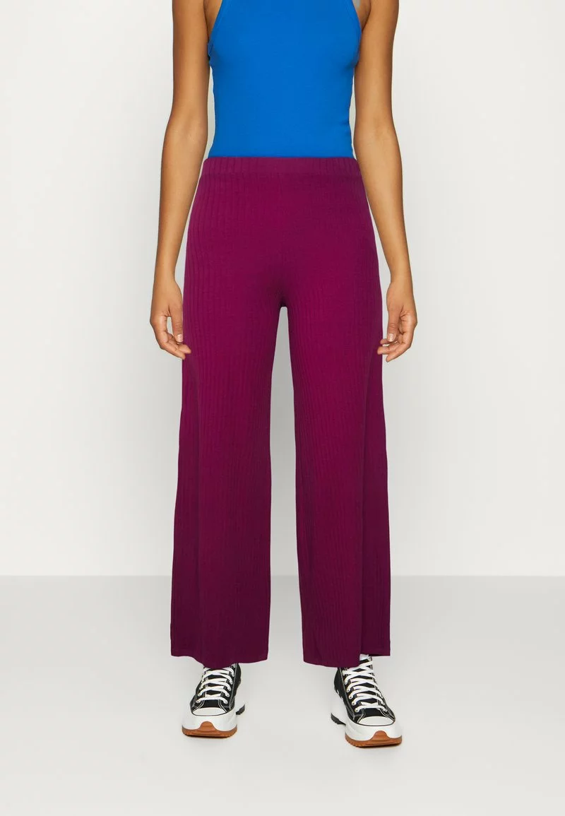 Even&Odd Damen Stoffhose - Dark Purple 3 Even&Odd Damen Stoffhose - Dark Purple