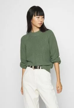 Even&Odd Damen VOLUME SLEEVE JUMPER - Strickpullover - Laurel Wreath
