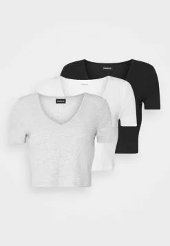 Even&Odd Damen 3 PACK - T-Shirt Basic - Black 16 Even&Odd Damen 3 PACK - T-Shirt Basic - Black -Even Und Odd Verkäufe 4445540ae6b046d8b84fdf81090d577f