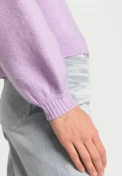 Even&Odd Damen BALLOON SLEEVE JUMPER - Strickpullover - Lilac -Even Und Odd Verkäufe 45e81183fa454d4d95ca728c2378ec81