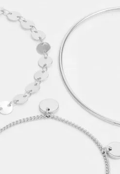 Even&Odd 3 PACK - Armband - Silver-coloured | Damen -Even Und Odd Verkäufe 4628d119266f487eb9a2b62e65077ca1