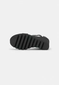 Even&Odd Damen Plateausandalette - Black -Even Und Odd Verkäufe 4863f55143af40febecc0facdf26f96a