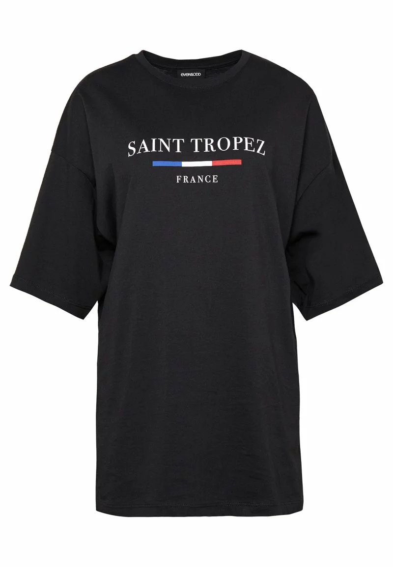 Even&Odd Damen T-Shirt Print - Black 7 Even&Odd Damen T-Shirt Print - Black – Bild 5