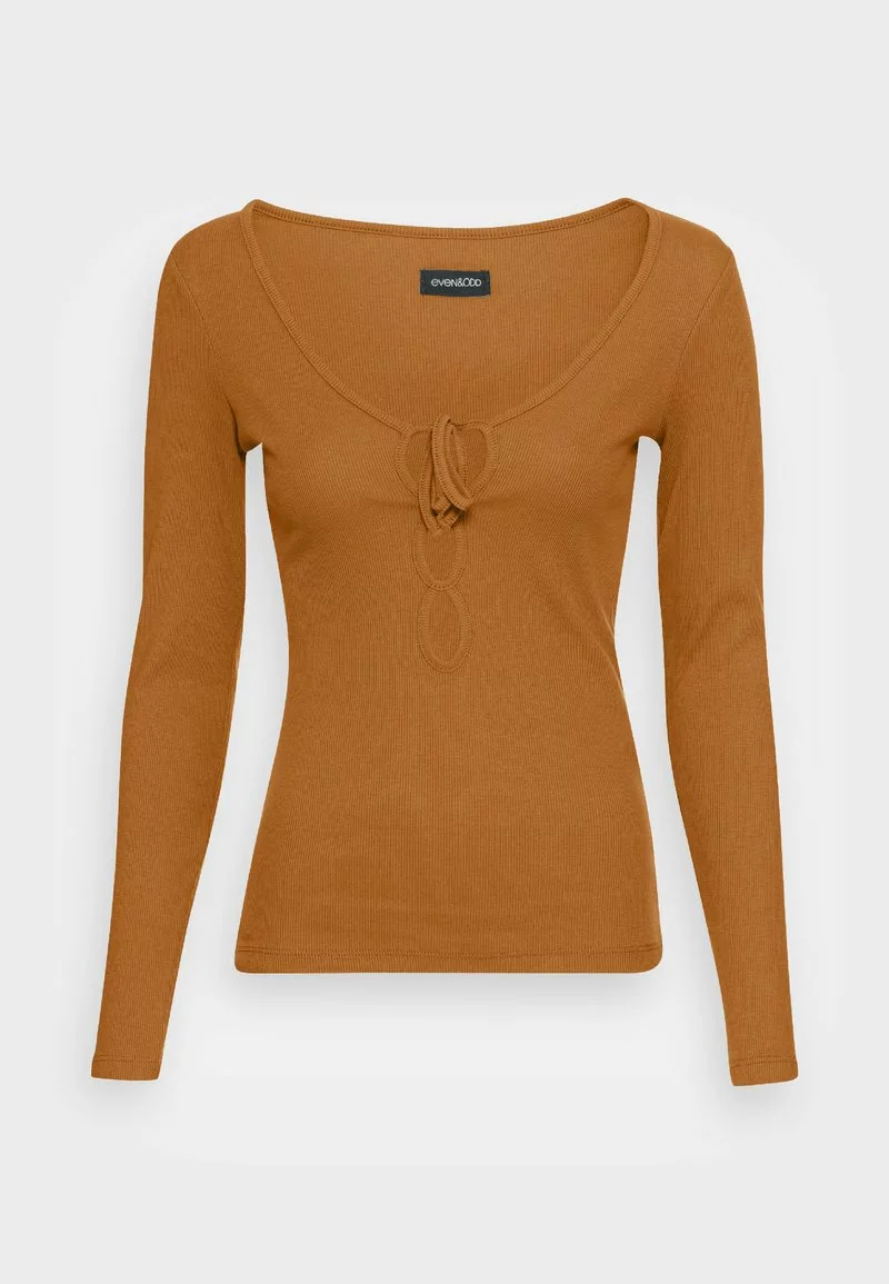 Even&Odd Damen Langarmshirt - Brown 6 Even&Odd Damen Langarmshirt - Brown – Bild 4