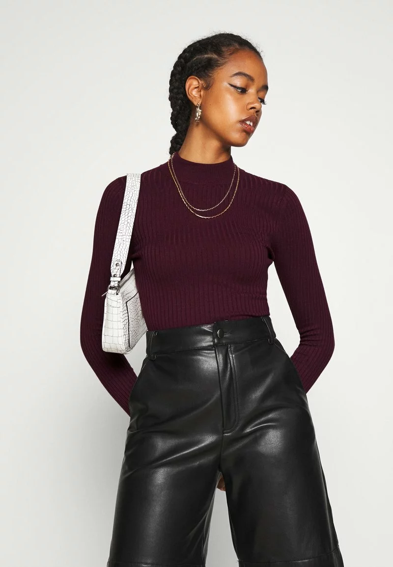 Even&Odd Damen Strickpullover - Wine Red 6 Even&Odd Damen Strickpullover - Wine Red – Bild 4