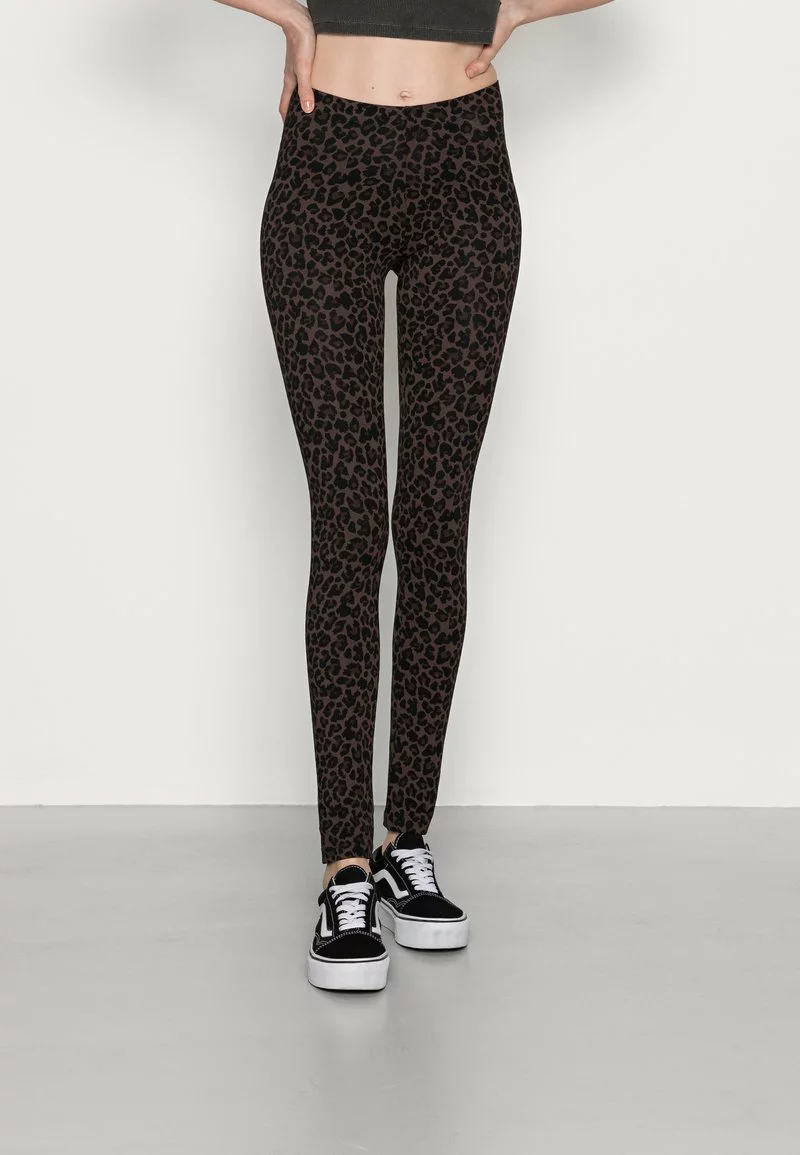 Even&Odd Damen 2 PACK - Leggings Animal Print - Pants - Leggings - Hosen - Black/brown 4 Even&Odd Damen 2 PACK - Leggings Animal Print - Pants - Leggings - Hosen - Black/brown – Bild 2