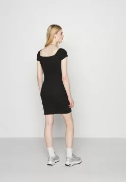 Even&Odd Damen Jerseykleid - Black -Even Und Odd Verkäufe 4a9a25b0bbfb482ca83835421fe83c6d