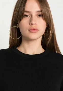 Even&Odd Damen Strickpullover - Black -Even Und Odd Verkäufe 4b805f66d4ed47de8f535ee1235ec252