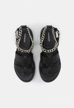 Even&Odd Damen Riemensandalette - Black -Even Und Odd Verkäufe 4c94c9660ba34d4497cedbeca25dee4a