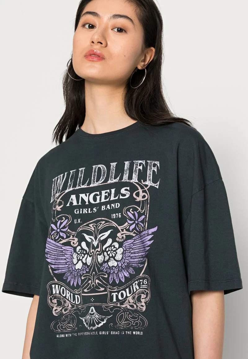 Even&Odd Damen T-Shirt Print - Black 7 Even&Odd Damen T-Shirt Print - Black – Bild 5