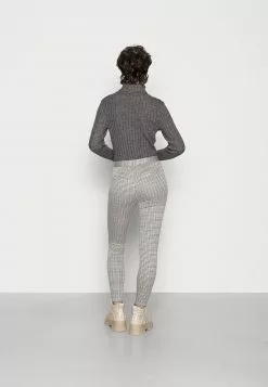 Even&Odd Damen CHECKED LEGGING - Leggings - Hosen - Brown Black -Even Und Odd Verkäufe 4e2b6653d4c74a56a57517a9873a2d13