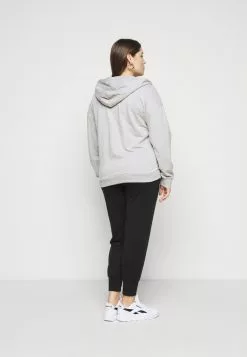 Even&Odd Damen BASIC HOODIE JACKET WITH POCKETS - Kapuzenpullover - Mottled Light Grey -Even Und Odd Verkäufe 4efbf50c34e24e19989b3ae875675a52