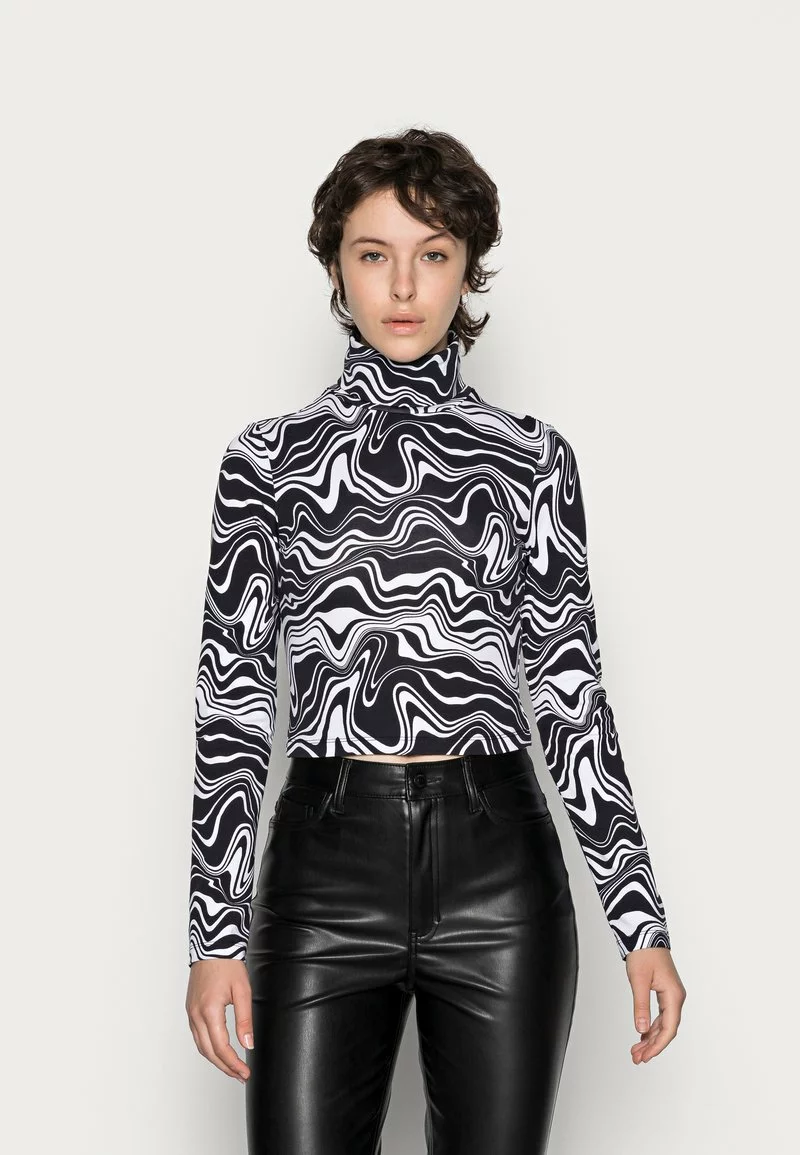 Even&Odd Langarmshirt - Black/white | Damen 3 Even&Odd Langarmshirt - Black/white | Damen