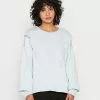 Even&Odd Damen Sweatshirt - Light Blue -Even Und Odd Verkäufe 5054135d1d884537a6a4b0d1b363af67
