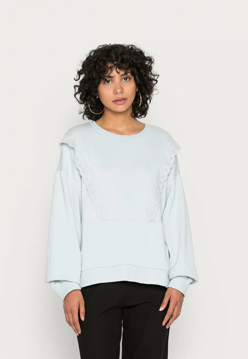 Even&Odd Damen Sweatshirt - Light Blue 3 Even&Odd Damen Sweatshirt - Light Blue