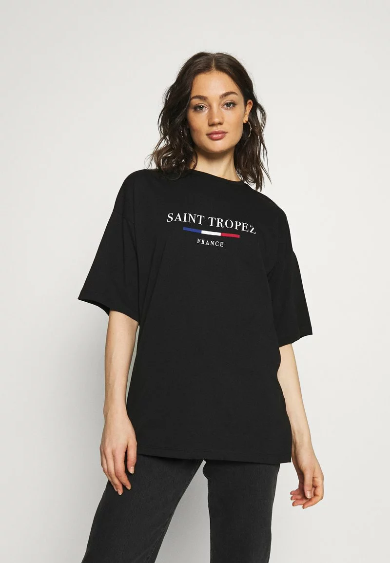 Even&Odd Damen T-Shirt Print - Black 3 Even&Odd Damen T-Shirt Print - Black