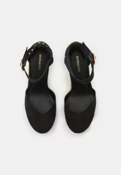 Even&Odd Damen Plateaupumps - Black -Even Und Odd Verkäufe 518079b2427b4c2695fa42ec6d5b5215