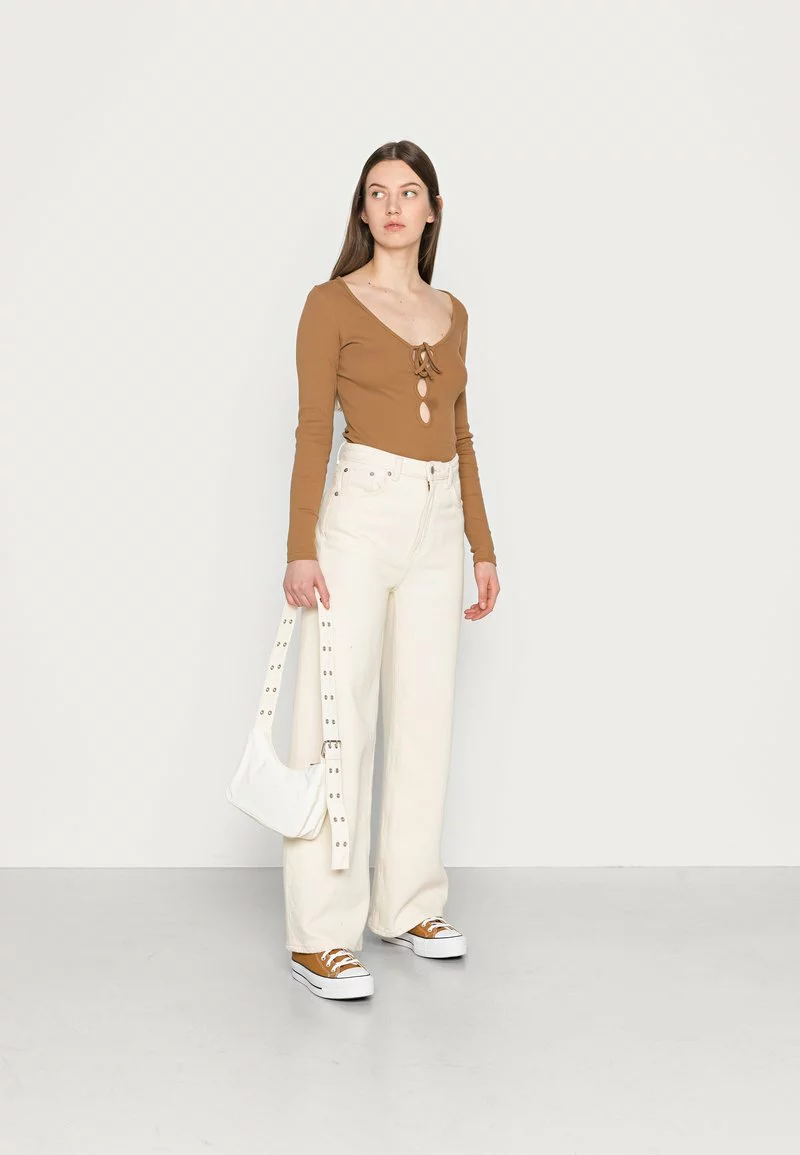 Even&Odd Damen Langarmshirt - Brown 4 Even&Odd Damen Langarmshirt - Brown – Bild 2