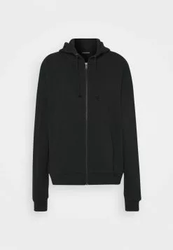 Even&Odd Damen OVERSIZED HOODED ZIP JACKET - Sweatjacke - Black -Even Und Odd Verkäufe 51dde7e9b2ba477b9ccb19a12540fc7a
