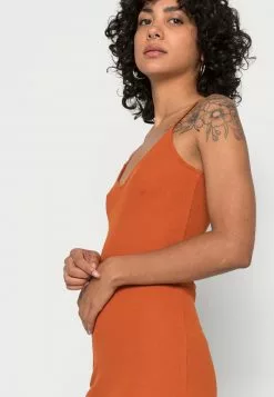 Even&Odd Damen Jerseykleid - Brown -Even Und Odd Verkäufe 53cab18638ea44ae8d9917172b0e00f2