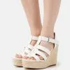 Even&Odd Damen Plateausandalette - White -Even Und Odd Verkäufe 5459c8a672504e3d8690b542528831c8