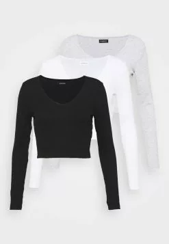 Even&Odd Damen 3 PACK - Langarmshirt - Black/white/grey 16 Even&Odd Damen 3 PACK - Langarmshirt - Black/white/grey -Even Und Odd Verkäufe 54cc7ea115d5470eb40a81d80fee14d1