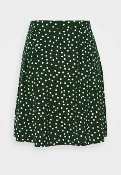 Even&Odd Damen A-Linien-Rock - White/green -Even Und Odd Verkäufe 559f5cec238344fda299e217879b147e