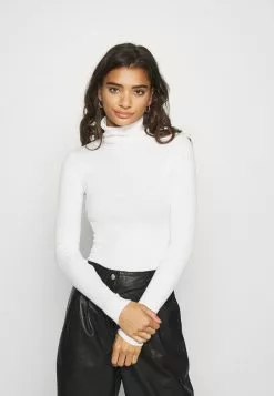 Even&Odd Damen BASIC TURTLE NECK - Strickpullover - White