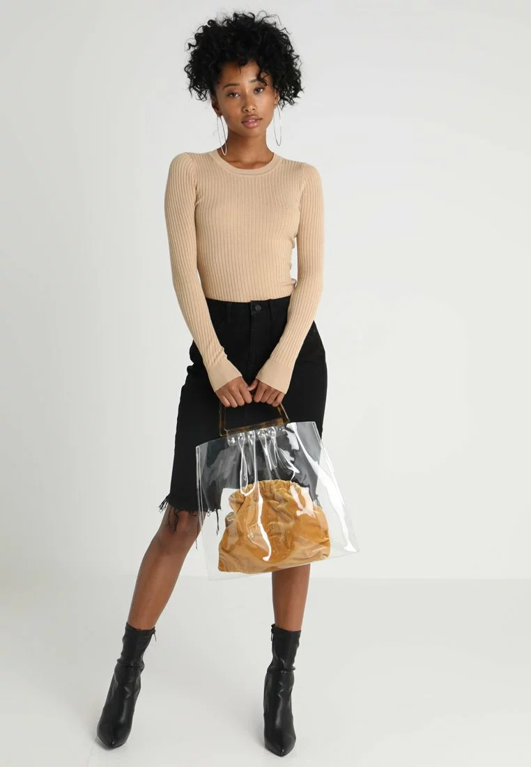 Even&Odd Damen Strickpullover - Sand 4 Even&Odd Damen Strickpullover - Sand – Bild 2