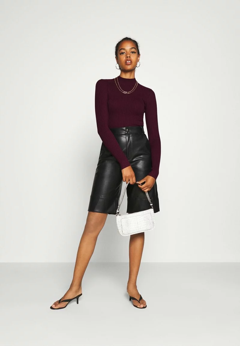 Even&Odd Damen Strickpullover - Wine Red 4 Even&Odd Damen Strickpullover - Wine Red – Bild 2