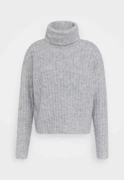 Even&Odd Damen Strickpullover - Light Grey