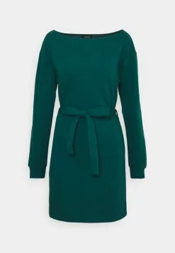 Even&Odd Damen Casual Sweat Mini Belted Dress - Freizeitkleid - Blue -Even Und Odd Verkäufe 58829bce08e4466698f4378abbb81216