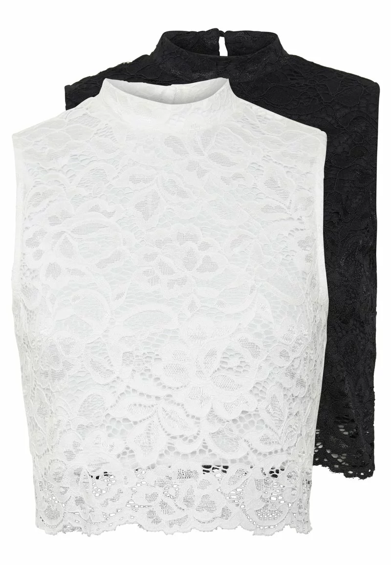 Even&Odd Damen 2 PACK - Top - White/black 3 Even&Odd Damen 2 PACK - Top - White/black