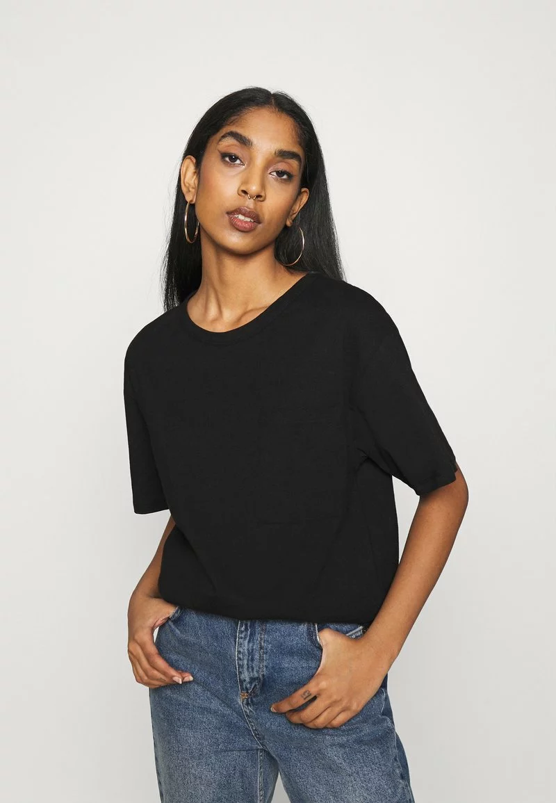 Even&Odd Damen T-Shirt Basic - Black 3 Even&Odd Damen T-Shirt Basic - Black
