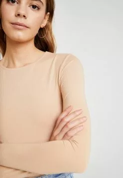 Even&Odd 2 PACK - Langarmshirt - Tan/black | Damen -Even Und Odd Verkäufe 5cb04f631bbb4720a70b7dd368ef11b7